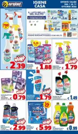 Volantino Europlanet Casa Pagina 7: Finish Powerball Quantum €5,99, Ajax gel con candeggina freschezza pino €1,79