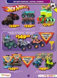 Folleto Soriana Express Página 5: Hot Wheels Monster Trucks Mutant Chaos €279,00, Hot Wheels €239,00