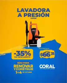 Catálogo Coral Hipermercados semana 40 Página 3: Black & Decker Lavadora de alta presión €66,31
