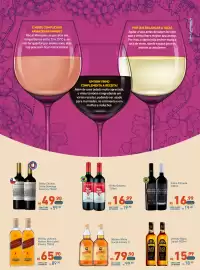Catálogo Extrabom Supermercados Página 4: Whisky black street €15,99, Whisky White Horse 8 Anos €79,90