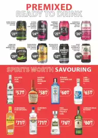 Star Liquor catalogue Page 3: 1800 Coconut Tequila €76,99, Bombay Sapphire Gin €60,99
