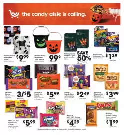 QFC weekly ad week 40 Page 13: Holiday Home Halloween Treat Bucket €0,99, Kroger candy corn or pumpkins €2,49