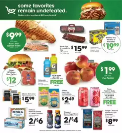 QFC weekly ad week 40 Page 6: Home Chef St. Louis Style Ribs €15,99, Twisted Tea, Modelo or Heineken €19,99