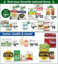 QFC weekly ad week 40 Page 9: Simple Truth Organic Tortilla Chips €2,49, Simple Truth Sparkling Water €12,00