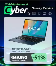 Catálogo PC Factory Página 1: Asus - notebook €369.990,00