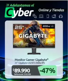 Catálogo PC Factory Página 8: Amd - monitor gamer €89.990,00
