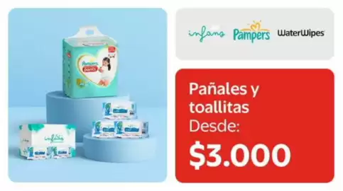 Catálogo Lider Página 18: Pampers - pañales y toallitas €3.000,00