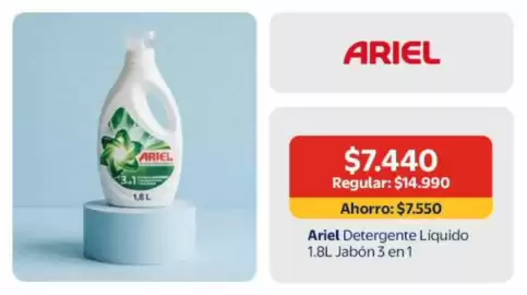 Catálogo Lider Página 19: Ariel - detergente liquido jabón €7.440,00