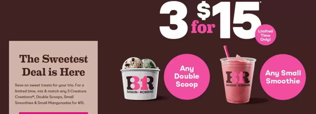 Baskin Robbins (válido hasta 26-10)