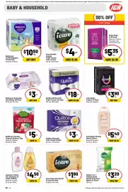Ritchies catalogue week 40 Page 34: Johnson's Baby Oil, Shampoo or Lotion €4,50, Quilton White 3 Ply Toilet Tissue €18,00
