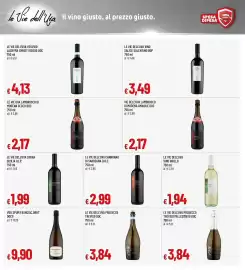 Volantino Famila Superstore Pagina 12: Le Vie Uva Lambrusco di Modena €2,17, Franciacorta Brut €9,90