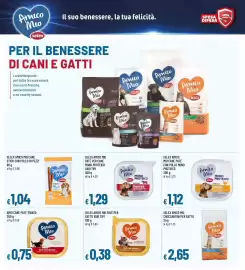 Volantino Famila Superstore Pagina 14: Amico Mio Stick con Pollo €1,04, Amico Mio paté con pollo €1,12