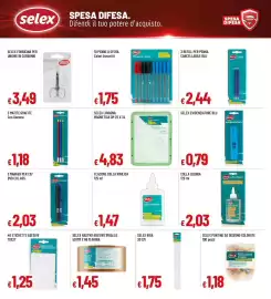 Volantino Famila Superstore Pagina 17: Selex evidenziatore blu €0,79, Selex lavagna magnetica €4,83