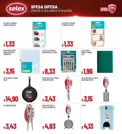 Volantino Famila Superstore Pagina 18: Selex padella stone €14,90, Buste in PPL forate goffrate €3,15