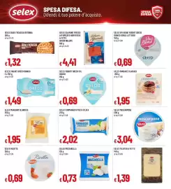Volantino Famila Superstore Pagina 2: Selex formaggio a pasta filata €2,02, Selex base focaccia rotonda €1,32