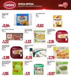 Volantino Famila Superstore Pagina 3: Selex arrosto con patatine a spicchi €2,99, Filetti di Orata surgelati Selex €6,29