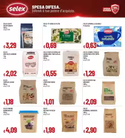 Volantino Famila Superstore Pagina 5: Riso Selex Arborio €2,02, Zuppa di legumi Selex €1,18