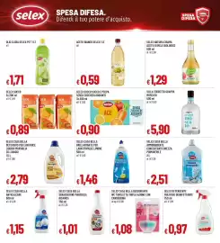 Volantino Famila Superstore Pagina 7: Selex sgrassatore universale €1,01, Selex succo €0,89