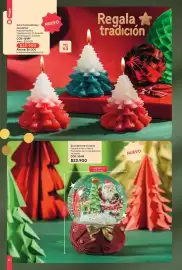 Catálogo Nova Venta Página 10: Set 3 velas árboles navideños €23.900,00, Bola de nieve en vidrio €23.900,00