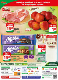 Dino gazetka tydzień 40 Strona 78: Czekolada Milka MMMAX Oreo €9,99, Karkówka bez kości Agro Rydzyna €16,99