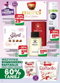 Dino gazetka tydzień 40 Strona 8: Pianka do golenia Sensitive Nivea Men €11,99, Bombonierka Merci €29,99