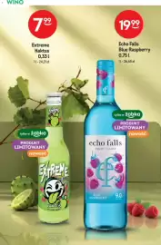Żabka gazetka Strona 22: Wino białe Echo Falls Blue Raspberry €19,99, Wino białe Extreme Kaktus €7,99
