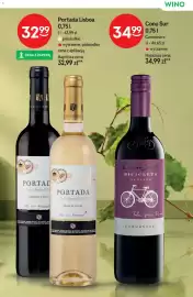 Żabka gazetka Strona 23: Wino czerwone Cono Sur Carmenere wytrawne €34,99, Wino czerwone Portada Lisboa półsłodkie €32,99