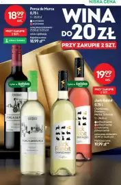 Żabka gazetka Strona 7: Wino białe Porca de Murca wytrawne €18,99, Wino czerwone Jack Rabbit Zinfandel €19,99