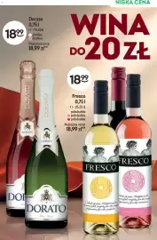Żabka gazetka Strona 9: Wino czerwone Fresco półsłodkie €18,99, Wino musujące Dorato różowe słodkie €18,99