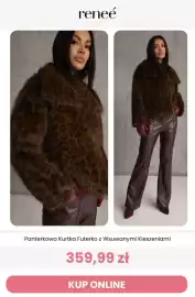 Renee magazyn tydzień 40 Strona 4: Panterkowa kurtka futerko z wsuwanymi kieszeniami Renee €359,99