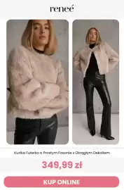 Renee magazyn tydzień 40 Strona 5: Kurtka futerko o prostym fasonie z okrągłym dekoltem Renee €349,99