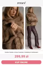 Renee magazyn tydzień 40 Strona 6: Kurtka futerko o kroju oversize z ozdobnym kołnierzem Reneé €299,99