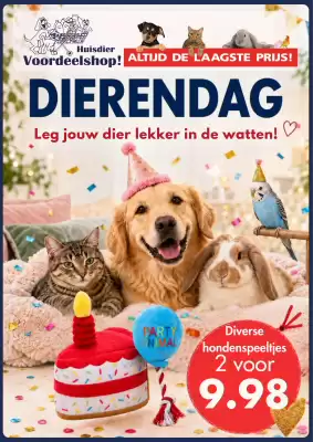 Huisdier Voordeelshop (geldig t/m 4-10)