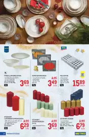 Metro Flugblatt Seite 14: Steinhart Stumpenkerzen €3,69, Steinhart Kerzen €6,79