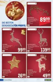 Metro Flugblatt Seite 2: Tarrington House LED Hirsch 200 CM €139,00, Tarrington House LED Metallstern €26,99