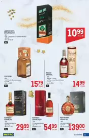 Metro Flugblatt Seite 31: Remy Martin Cognac XO €139,00, Hennessy Cognac VSOP €54,99