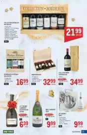 Metro Flugblatt Seite 33: Überseekiste €32,99, JP. CHENET SEKT €9,99