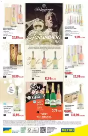 Metro Flugblatt Seite 36: Schlumberger Klassik Selection €9,99, Schlumberger Rosé Klassik Brut €12,99