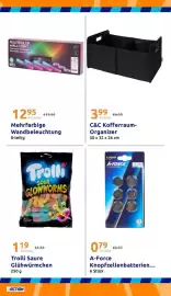 Action Flugblatt woche 40 Seite 25: A-Force Knopfzellenbatterien... €0,79, Trolli Saure Glühwürmchen €1,19