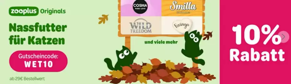 Zooplus Flugblatt woche 40 Seite 1