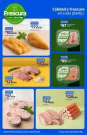 Catálogo Walmart Express semana 40 Página 4: Milanesa de cerdo €123,00, Just Bare Milanesa de Pollo €99,00