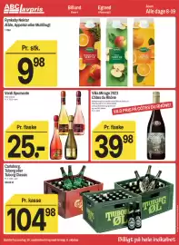 ABC Lavpris tilbudsavis uge 40 Side 10: Villa Mirage 2023 Côtes du Rhône €39,98, Verdi Spumante €25,00