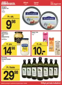 ABC Lavpris tilbudsavis uge 40 Side 7: Olivenolie Veraneo Pomace €29,98, Glyngøre Premium Tun €9,98