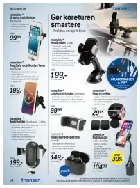 Thansen tilbudsavis Side 16: Gravity mobilholder til luftkanal €99,95, MagSafe mobilholder/lader til luftkanal €199,00