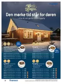 Thansen tilbudsavis Side 32: Klyngelys Varmhvid LED €69,95, Lyskæde Varmhvid LED €14,95