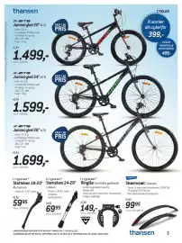 Thansen tilbudsavis Side 5: X-ZITE Juniorcykel 26 MTB €1.699,00, Støtteben 18-20 €59,95