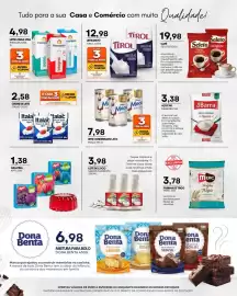 Folheto Mercadão Atacadista semana 40 Página 8: Leite condensado lata moça €7,98, Leite de coco sabor nordeste €3,98