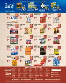 Encarte Cometa Supermercados Página 2: Achocolatado em pó nescau €9,99, Requeijão cremoso vale milk €11,99