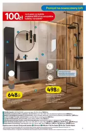 Castorama gazetka Strona 17: Kabina prysznicowa walk-in Ledava 120 cm €498,00, Szafka pod umywalkę Imandra wisząca €648,00