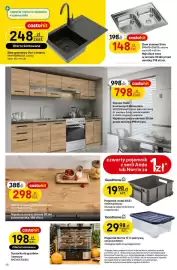 Castorama gazetka Strona 20: Zlew granitowy Suri €248,00, Zlew stalowy Sivio €148,00